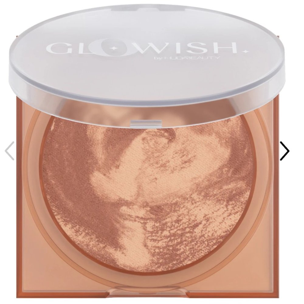 HUDA BEAUTY GLOWISH SOFT VEGAN RADIANCE BRONZING POWDER "02 MEDIUM"